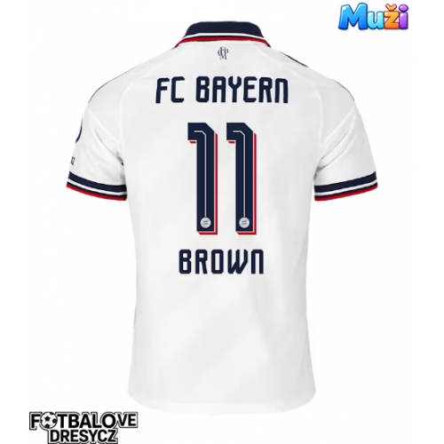 Bayern Munich Nathaniel Brown #11 Venkovní Dres 2026-27 Krátký Rukáv Bayern Munich Nathaniel Brown #11 Venkovní Dres 2026-27 Krátký Rukáv